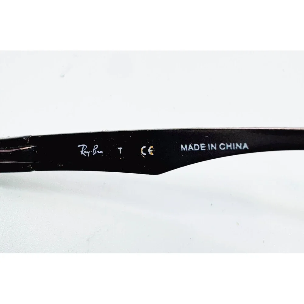 Ray-Ban Eyeglasses Mens Brown RB 6156 2511 Rectangular Full Rim 52-17-140